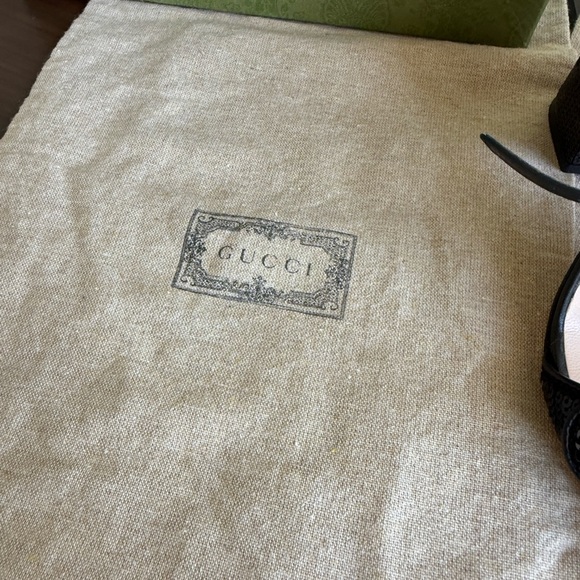 Gucci Black sandal- size 37(1/2) Sequin Marmont High Heeled
Look brand new - Picture 17 of 17